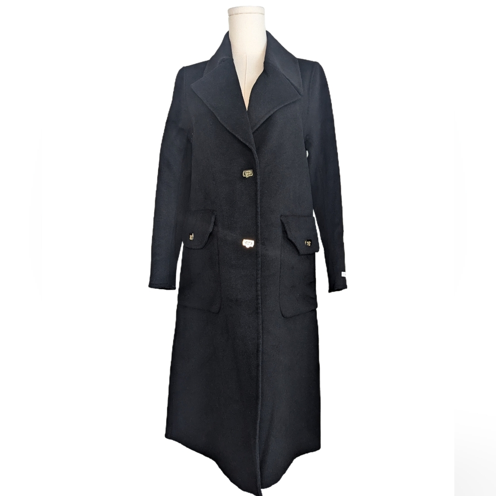 100% wool 🎀 Winter Coat 🎀 black long coat